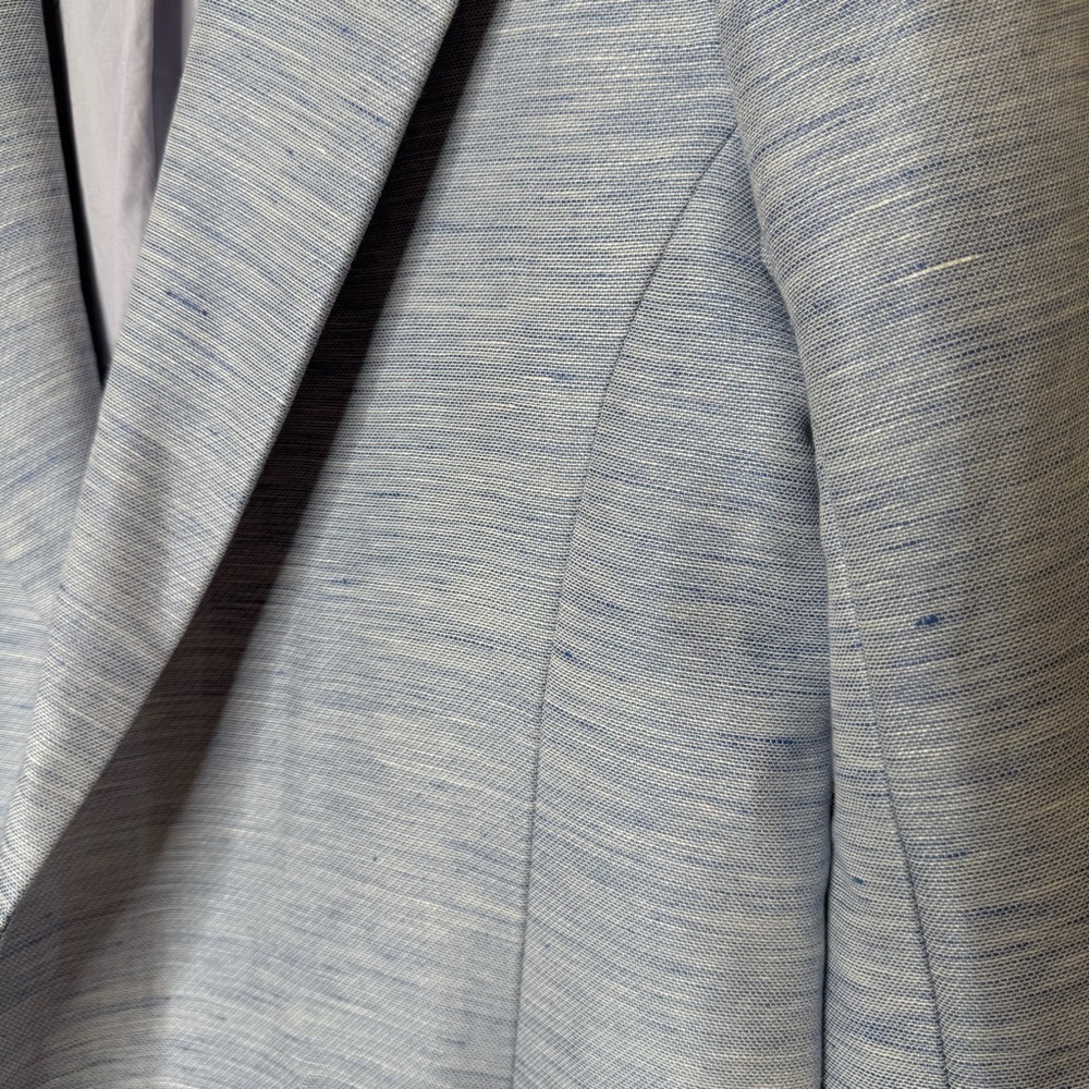 Banana Republic Heathered light blue Blazer size 6 - Picture 3 of 8
